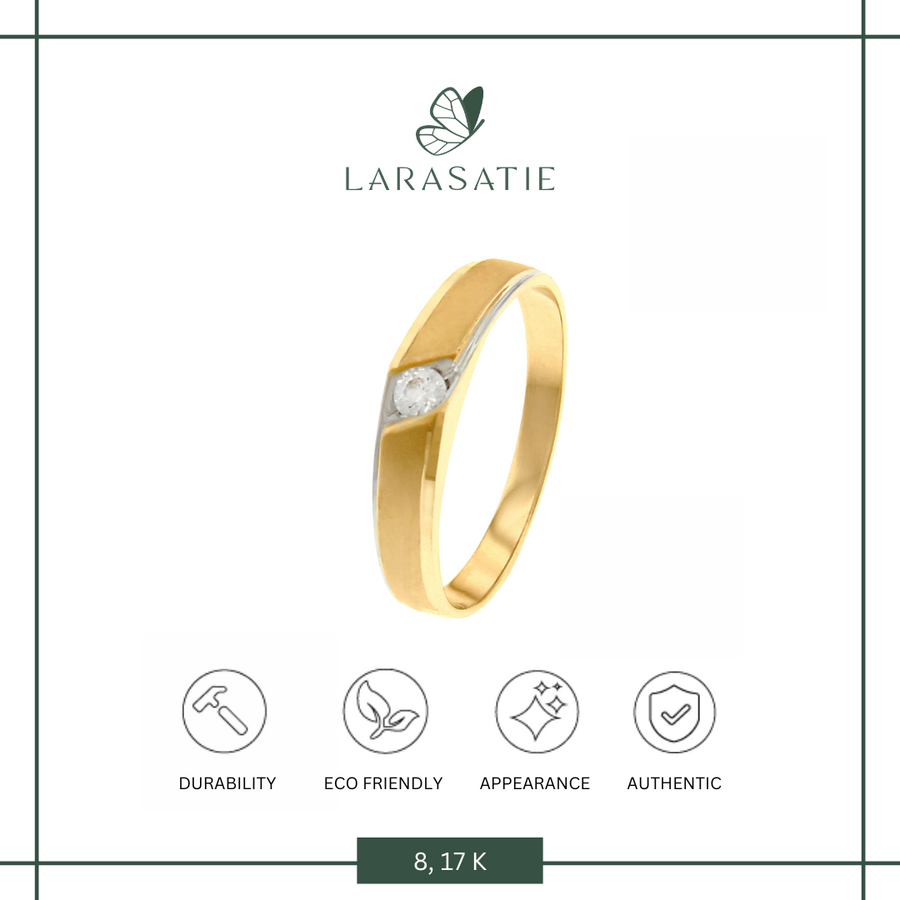 Larasatie - Perhiasan Cincin Emas - Wedding - WR 10