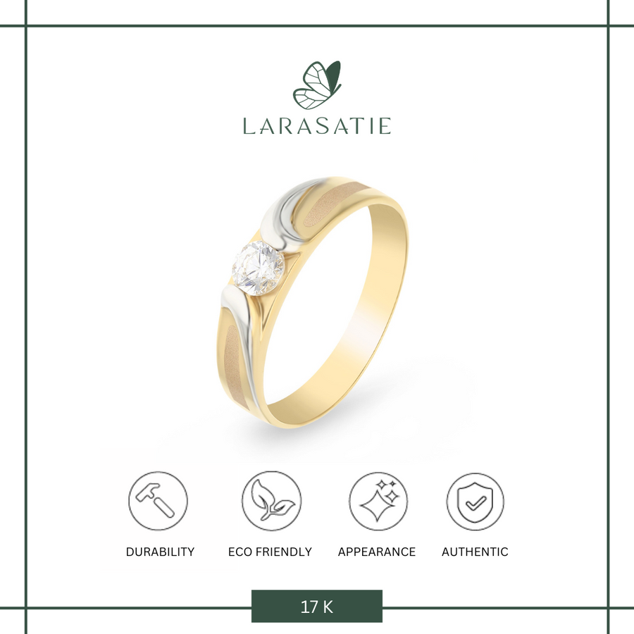 Larasatie - Perhiasan Cincin Emas - Wedding - WR 39