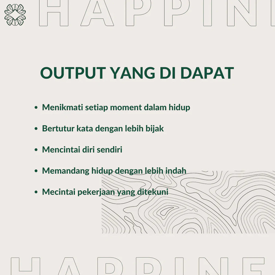 Webinar Happiness - Gelora Series by Ms. Bella Verena