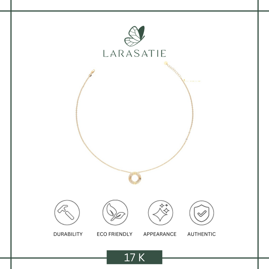 Larasatie - Kalung Perhiasan Emas - Zerosya