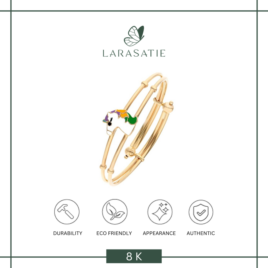 Larasatie - Gelang Perhiasan Emas - Rainbow