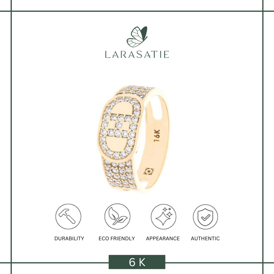 Larasatie - Cincin Perhiasan Emas - Gangika