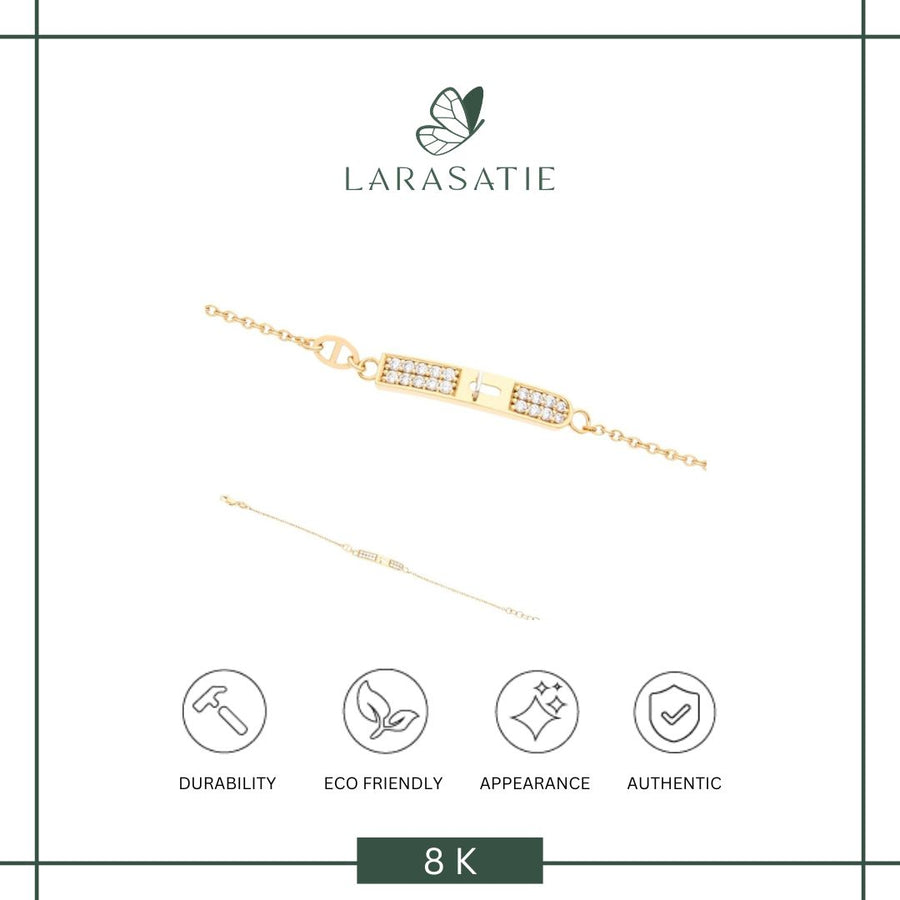 Larasatie - Gelang Perhiasan Emas - Brandy