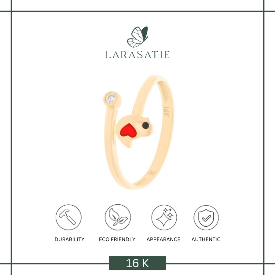 Larasatie - Cincin Perhiasan Emas - Shawna