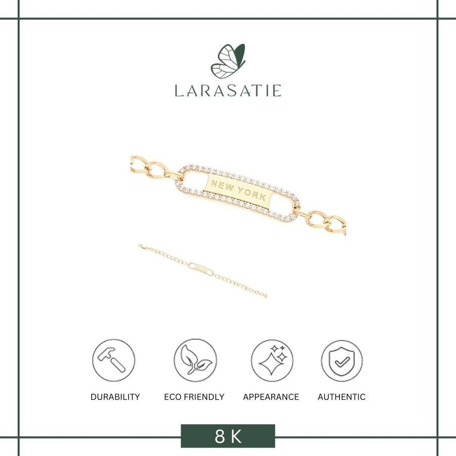 Larasatie - Gelang Perhiasan Emas - New York