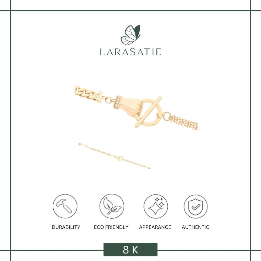Larasatie - Gelang Perhiasan Emas - Handso