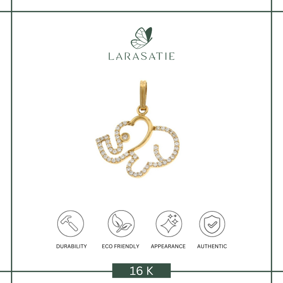 Larasatie - Liontin/Pendant Perhiasan Emas - Ella