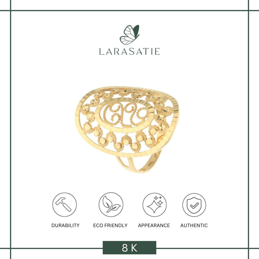 Larasatie - Cincin Perhiasan Emas - Lilie