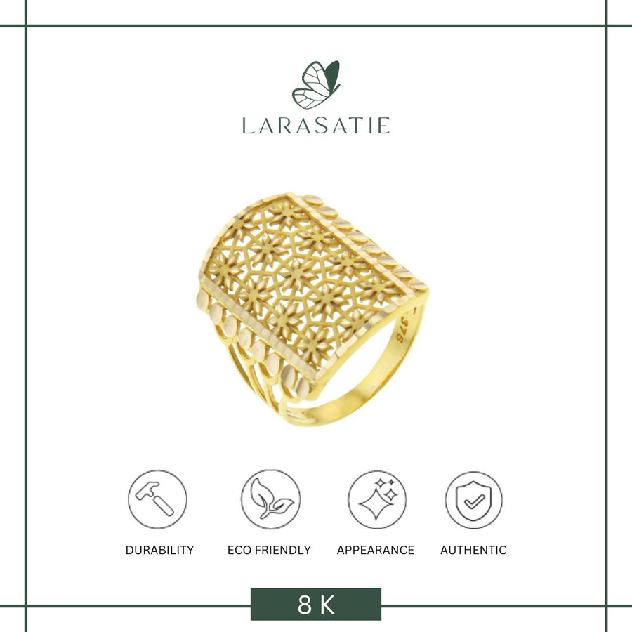 Larasatie - Cincin Perhiasan Emas - Elvina
