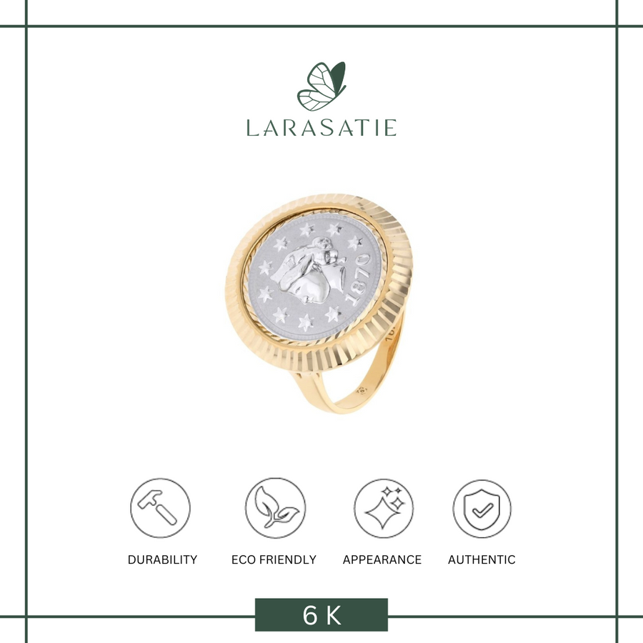 Larasatie - Cincin Perhiasan Emas - Falguni