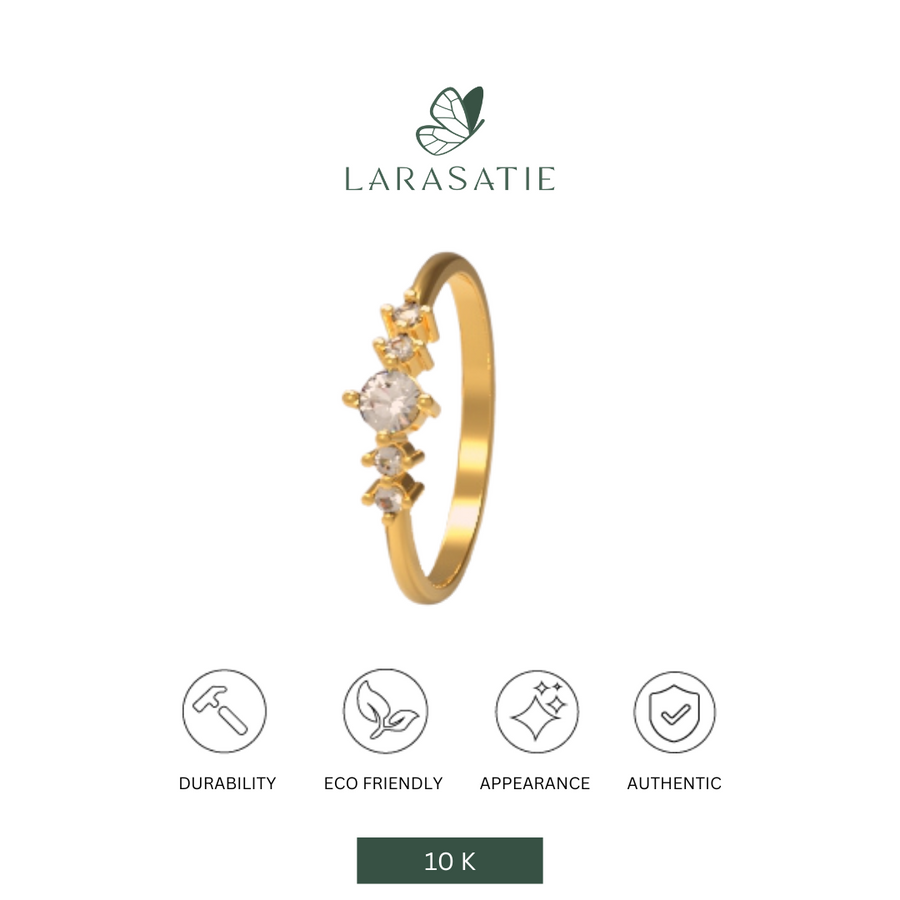 Larasatie - Perhiasan Cincin Emas - Aurelia