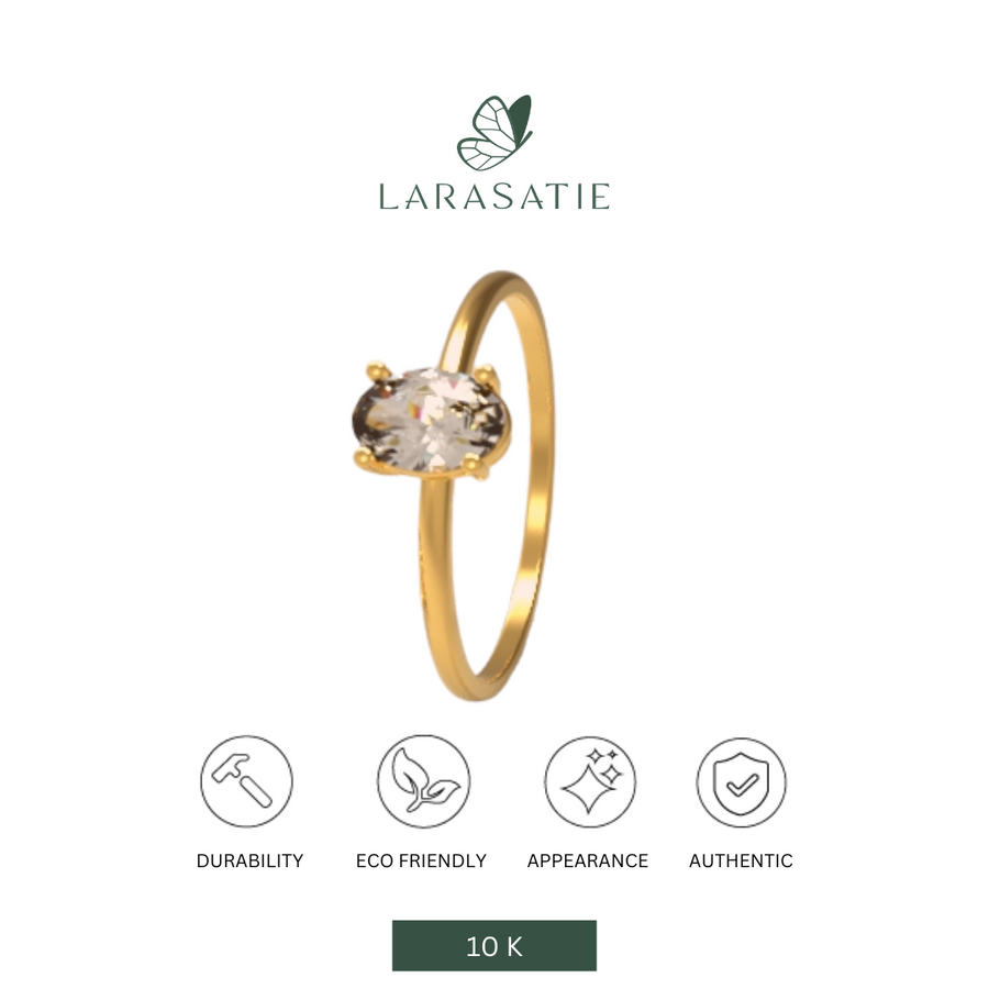 Larasatie - Perhiasan Cincin Emas - Zoey