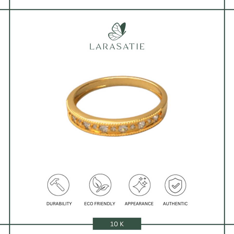 Larasatie - Perhiasan Cincin Emas - Haliza