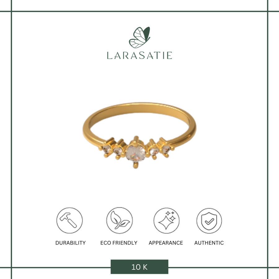 Larasatie - Perhiasan Cincin Emas - Aurelia