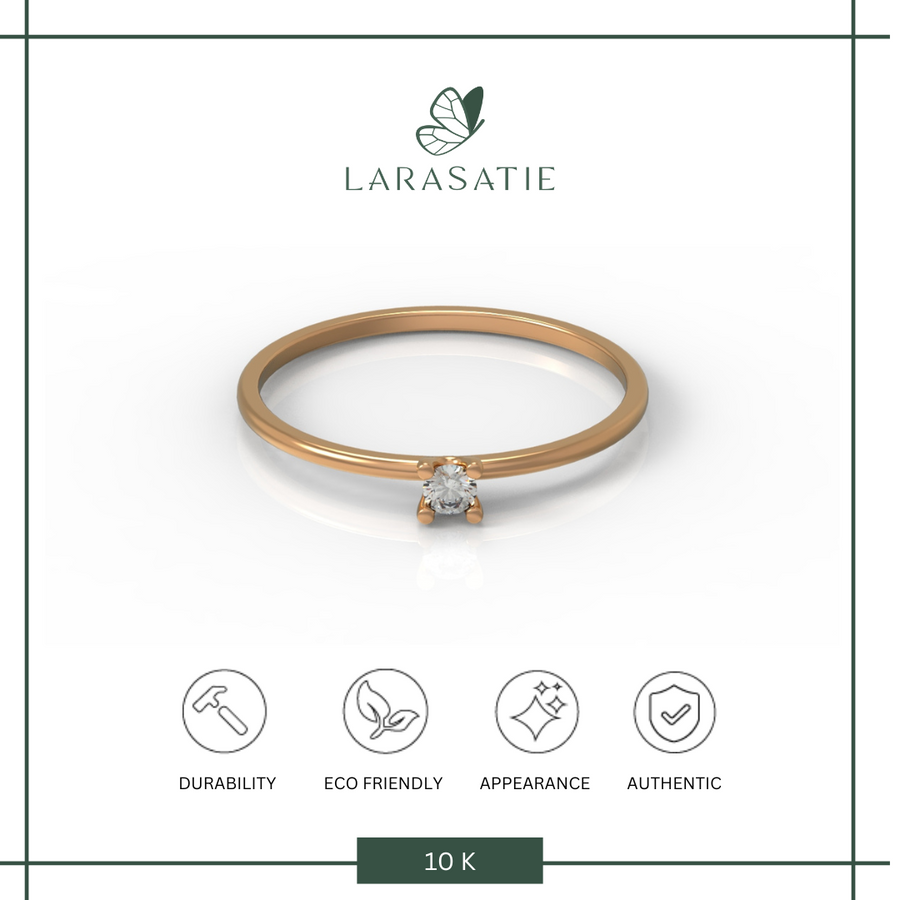 Larasatie - Perhiasan Cincin Emas - Edeline