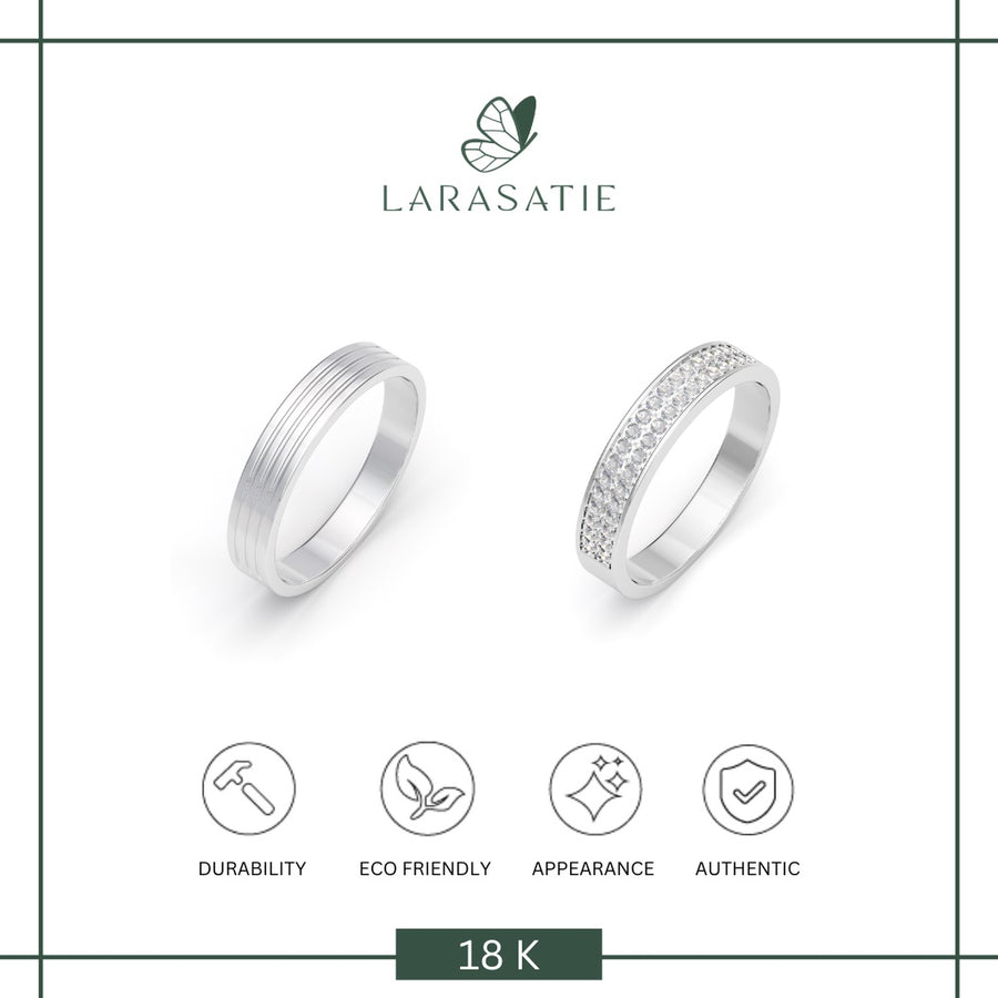 Larasatie - Perhiasan Cincin Emas - Wedding - Catta