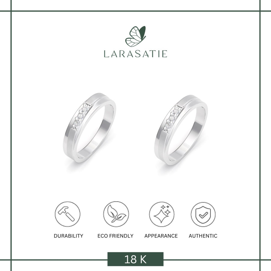 Larasatie - Perhiasan Cincin Emas - Wedding - Cassa